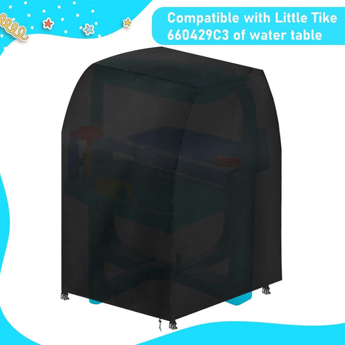 Kids Water Table Cover Compatible with Little Tikes 660429C3,Outdoor Toy Covers for Toddlers Water Table,Waterproof,Dust Proof, Anti-UV Sandbox Ta...