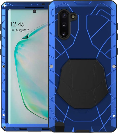 Galaxy Note 10 Case Metal, Samsung Note 10 Case Heavy Duty, Gorilla Glass Cover Armor Aluminum Alloy Bumper Military Shockproof Hard Defender Outd...