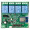 4 Channel WiFi Relay USB 5V AC/DC 7-32V Smart WiFi Wireless Dry Contact Relay Switch Module,Tuya Smart Life app Remote Control,Work with Alexa Goo...