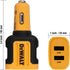 DEWALT 2-Port USB Car Charger — 24W Fast Charge Dual Port USB-A for iPhone 14 13 12 11 Pro Max X XR XS 8 Plus 6s iPad — Compatible with Samsung Ga...