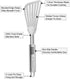 Stainless Steel Fish Spatula with 1.2mm Thick Blade - Multipurpose Turner for Fish, Eggs, Meat, and Dumplings - Perfect for Grilling, Frying, and ...