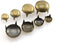 120pcs Bronze DIY Nailhead Round Dome Studs Assorted Kit Leathercraft Rivet Metal Punk Spikes Spots for Punk Rock Leather Craft Clothes Belt Bag S...