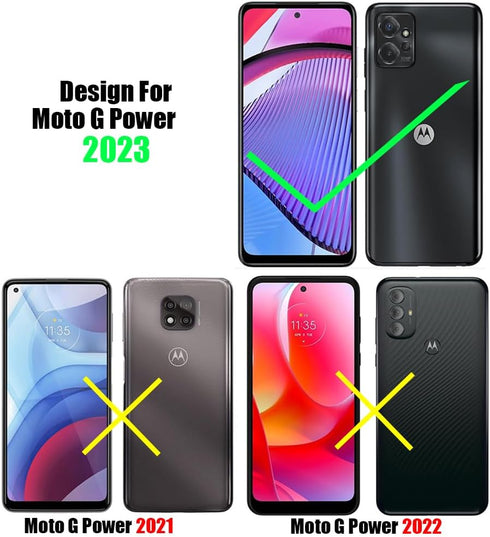 (3 Pack) For Motorola Moto G Stylus 5G 2023 / Moto G Power 5G 2023 Privacy Screen Protector Anti Spy Private Tempered Glass, 2.5D, Anti Scratch...