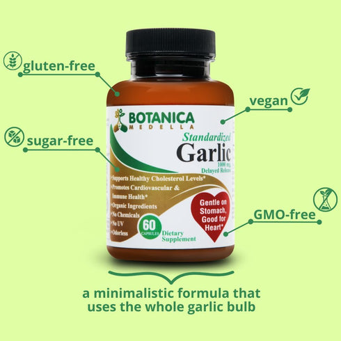 12400 mcg Allicin - TESTED by 3rd party - Odorless - Organic Ingredients - Delayed Release - 30 to 60 days supply...