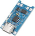 10pcs JacobsParts TP4056 5V 1A USB Type-C 18650 Lithium Battery Charging and Protection Board...