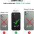TENDLIN Compatible with iPhone 11 Case Wood Grain with Carbon Fiber Texture Design Leather Hybrid Case Black...