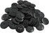 50 Pcs Premium 2-Hole Resin Sewing Buttons - Black Round Mixed Buttons for Sewing, DIY, and Holiday Decoration (Black)...