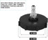 49.5mm Master Cylinder Adapter Set, Use for Buick, Cadillac, Chevy, Gmc, Hummer, Oldsmobile, Pontiac and Mazda, Use with 4L Brake Fluid Bleeder...