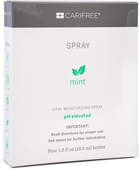 CariFree Oral Spray, Mint Flavored, Xylitol for Moisturization, Neutralizes pH, Fluoride-Free, Freshen Breath, Recommended by Dentists, Made in Th...