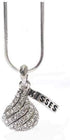 Recyclebabe Necklaces Candy Kiss Necklace C33 Crystal Luxury Plated So Cute...