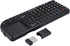 Mini Keyboard, 2.4GHz Keyboard with Touchpad, US Layout, Portable Handheld Rechargeable Keyboard...