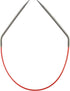 ChiaoGoo Red Circular 12 inch (30cm) Stainless Steel Knitting Needle Size US 5 (3.75mm) 6012-5...