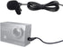 Mini lavalier Lapel Tie Clip-on 3.5mm Jack Condenser Collar Microphone compatible for Crosstour ct8500 Action Camera...