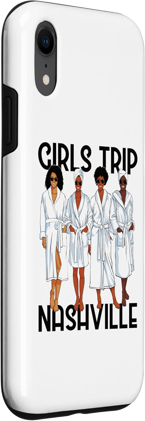 iPhone XR Girls Trip 2024 Nashville For Black Melanin Women Spa Relax Case...