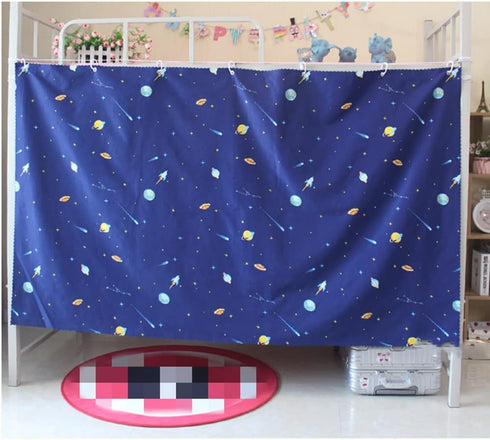 JIAHG Students Dormitory Bunk Bed Curtains Single Bed Tent Curtain Shading Dustproof Blackout Cloth Bed Canopy Mosquito Protection Net Bedroom Win...