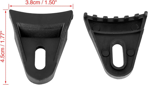 X AUTOHAUX 16pcs Black Car Subwoofer Speak Grill Clips Clamps Install Bay Fit for 4" 6" 8" 10" 12" 15"...