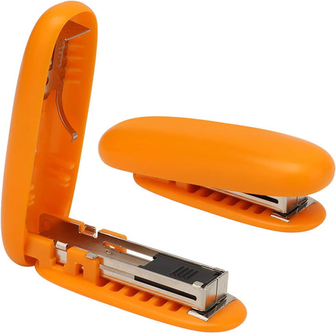 Mini Stapler, Small Stapler Compact Office Miniature Portable Leverage Structure Foldable Reliable Performance Gift for Home School Students Teach...