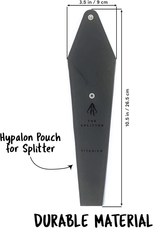 Full Windsor Splitter Hypalon Pouch - Travel & Camping Utensils Pouch - Waterproof, Reusable, Foldable, Portable, Pocket-Sized Cutlery Set Case - ...