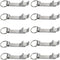 Anbers Keychain Bottle Opener, 10 Packs Mini Pocket Beer Opener...