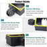 Junction Box Outdoor Waterproof Electrical Box, 3 Way Plug Line Plastic External Junction Box, Electric Power Cord Boxes Suitable for Outdoor Ligh...