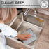 SINLAND Multipurpose Wire Dishwashing Rags Non-Scratch Cleaning Cloths Double-Sided Mesh Metal Wire Cleaning Cloth for Dishes Sinks Counters Stove...