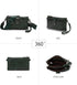 myfriday Womens Vintage Vegan Leather Wristlet Clutch Purse with Zip Around 2 Strap & Detchable Card Holder...