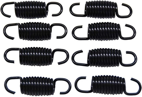 Yoogu (Pack of 8) 1-9/10 Inch Overall Length 1-3/4 in Coil Body Lengths Furniture Mechanism Tension Springs Replacement for Recliner Sofa Bed Blac...