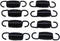 Yoogu (Pack of 8) 1-9/10 Inch Overall Length 1-3/4 in Coil Body Lengths Furniture Mechanism Tension Springs Replacement for Recliner Sofa Bed Blac...