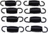 Yoogu (Pack of 8) 1-9/10 Inch Overall Length 1-3/4 in Coil Body Lengths Furniture Mechanism Tension Springs Replacement for Recliner Sofa Bed Blac...