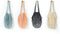 4 Pack Portable Reusable Grocery Bags Fruit and Vegetable Bag Washable Cotton Mesh String Organic Organizer Shopping Handbag Long Handle Net Tote ...