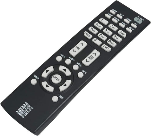 AIDITIYMI 6 in1 Universal Replacement Remote WD73737 WD73738 WD73740 WD65736 WD65737 WD65738 WD65735 Replace Fit for Mitsubishi TV LT-46265 LT5213...