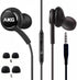 2024 Earbuds Stereo Headphones for Samsung Galaxy S10, S10E, S10+, S8, S8+, S9, S9+, Note 9- Designed by AKG - 3.5 mm Jack with Microphone and Vol...