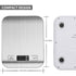 MEIYA Digital Kitchen Food Scale, 11lb Weight Grams and Ounces scale for Meal Prep & Baking Cooking, 6 Units with Tare Function...