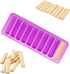 Long Strips Silicone Mold Finger Shaped Cookie Molds 2 PCS-10 Cavity Chocolate Rectangular Cereal Bar Molds Ice Cube Tray Jelly Cake Candy Baking ...