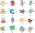 Stickers for Water Bottles, 200 Pack/PCS Cute Vsco Vinyl Aesthetic Waterproof Stickers Laptop Hydroflask Skateboard Computer Stickers for Teens Ki...