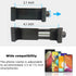 Adjustable Gooseneck Phone Holder - Suitable for Phone Holder for mic Stand?Baby Strollers, Treadmills, Shopping carts, Bicycles, Cars, Boats, and...