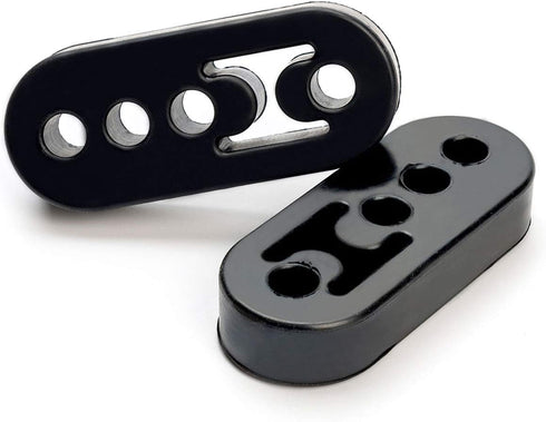 Exhaust Hanger Rubber Muffler Hanger Universal-(2PCS), Hole Diameter 12mm (0.47inch) Universal, Muffler Bracket Mount, High Density Rubber Isolato...