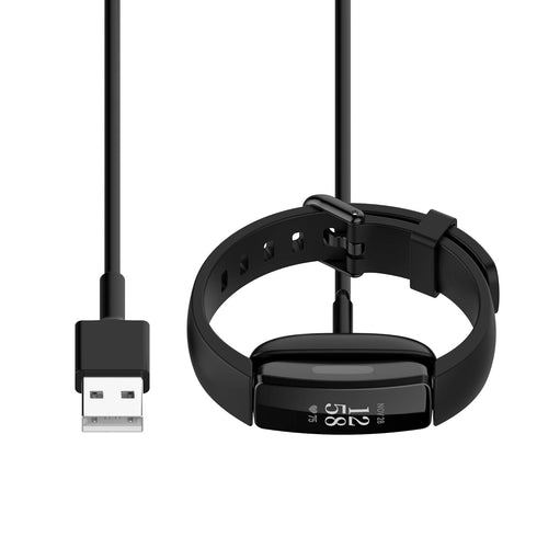 FitTurn USB Charger Compatible with Fitbit Inspire 3 Activity Tracker 3.3ft/100cm Replacement USB Charger Charging Clip Cable Base Data Sync for I...