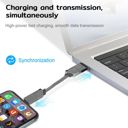 Multi Charging Cable, 100W 6-in-1, USB to USB-C, Lightning, Micro USB, USB-C to USB-C, Keychain Charger, Fast Charging, Portable......
