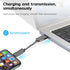 Multi Charging Cable, 100W 6-in-1, USB to USB-C, Lightning, Micro USB, USB-C to USB-C, Keychain Charger, Fast Charging, Portable......