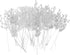 Fityle 50pcs Crystal Bud Branches Artificial Flower Twigs for Wedding Party Home Decor Floral Crafts - White, 15cm...
