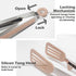 Tongs for Cooking, 12" Kitchen Tongs with Silicone Tips, Food Grade Serving Tongs Set of 3, Pink...