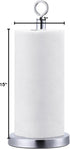 SunnyPoint Heavy Weighted Sturdy Paper Towel Holder Stand Dispenser with Stainless Base Fits Standard and Jumbo Sized Paper Towel, Chrome...