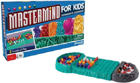 Pressman Mastermind for Kids - Codebreaking Game With Three Levels of Play Multicolor, 5"...