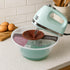 Dependable Industries inc. Essentials 12" Mixing Bowl Splatter Guard BPA FREE Fits Most Hand and Electric Mixers Red...