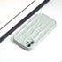 Water Ripple Curly Wave Frame for iPhone 11 Case,Soft Slim Silicone Water Ripple Pattern iPhone 11 Phone Case, Gray...