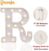 Pooqla LED Marquee Letter Lights Sign, Light Up Alphabet Letter for Home Party Wedding Decoration R...