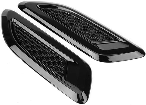Air Vent Wing Trim,1 Pair Exterior Hood Air Vent Outlet Wing Trim Fit for Land Rover Range Rover Evoque 2012-2018 for Air Flow Intake, Cars and Tr...