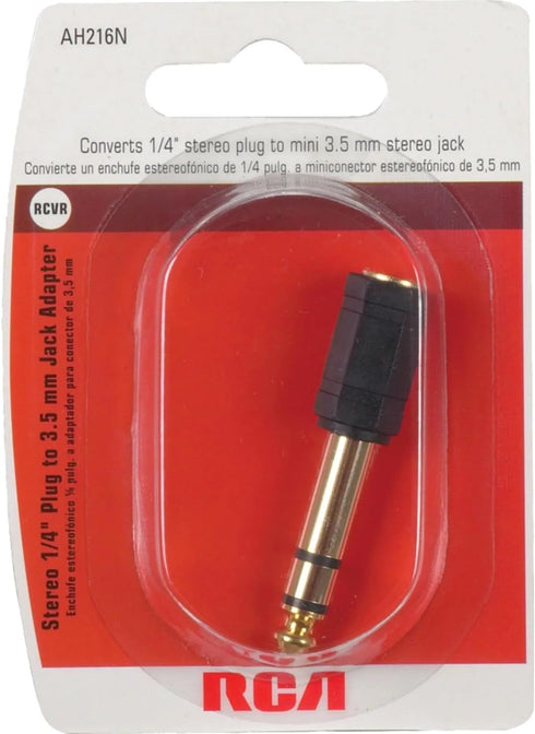 RCA AH216 Stereo Headphone Adapter Plug...