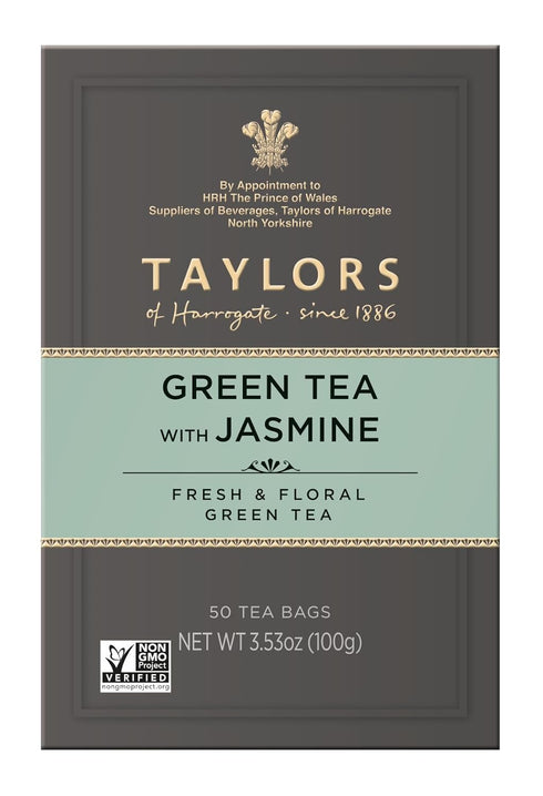Taylors of Harrogate Green Tea with Jasmine, 50 Teabags...